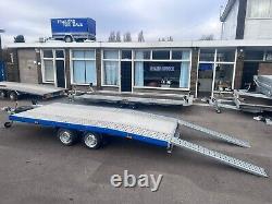 15ft x 6.6ft NEW Car Transporter Trailer Jupiter Twin Axle 4.5m x 2m 2700kg