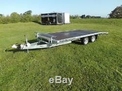 16' X 6'6 Flat bed with Beaver Tail Trailer