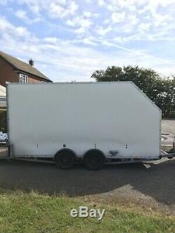 16ft twin axle box trailer