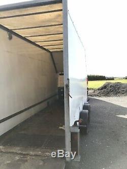 16ft twin axle box trailer