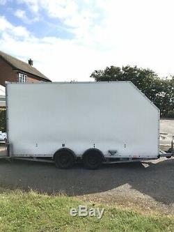 16ft twin axle box trailer