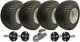 18x8.50-8 Twin Axle Atv Trailer Kit Wheels, Aklo Hub & Stub Axles + Hitch 1500kg