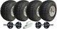 18x9.50-8 Twin Axle Atv Knobby Quad Trailer Kit Wheels, Alko Axles & Hitch 408kg