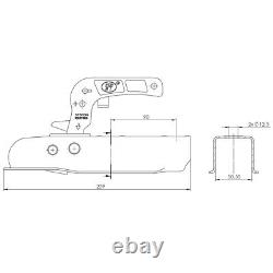 18x9.50-8 Twin Axle ATV Knobby Quad Trailer Kit Wheels, ALKO Axles & Hitch 408kg