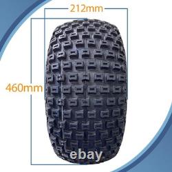 18x9.50-8 Twin Axle ATV Knobby Quad Trailer Kit Wheels, Axles, Steel Hitch 408kg