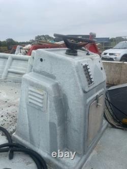 19ft Teal Fishing Boat, Twin Axle Trailer, 50hp Yamaha Outboard