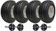 20.5x8.00-10 Twin Axle Trailer Kit High Speed Road Legal Wheels Stub Axle 750kgs