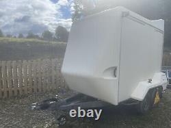 2001 Box Trailer TowaVan TwinAxle with drop down ramp door