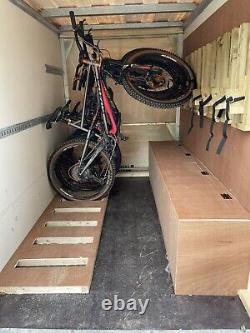 2001 Box Trailer TowaVan TwinAxle with drop down ramp door