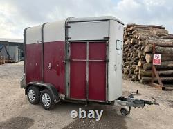 2001 Ifor Williams HB505R 10ft x 5ft x 7ft Twin Axle Horse Trailer 2x Horses
