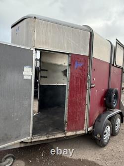 2001 Ifor Williams HB505R 10ft x 5ft x 7ft Twin Axle Horse Trailer 2x Horses
