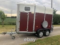 2003 Burgundy Ifor Williams HB401R single /Mare & Foal twin axle Horse trailer