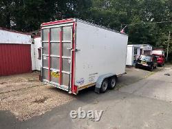 2007 BLUE LINE Large BOX TRAILER 3500KG GROSS RAMP