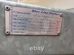 2007 BLUE LINE Large BOX TRAILER 3500KG GROSS RAMP