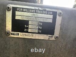 2007 Ifor Williams LM166G/B Twin Axle Beavertail Flat Trailer 3500kg PLUS VAT