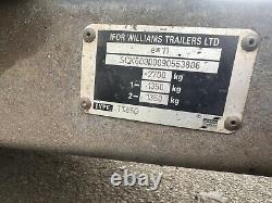 2009 Ifor Williams TT85G Twin Axle Tipper Trailer with Mesh Sides 2700kg