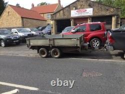2009 USED GRAHAM EDWARDS 10ft x 6ft TWIN AXLE TIPPER TRAILER +VAT