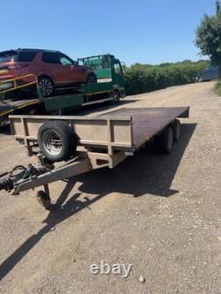 2012 Ifor Williams LM146 14ft x 6ft 6in Twin Axle Flatbed Trailer