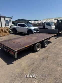 2012 Ifor Williams LM146 14ft x 6ft 6in Twin Axle Flatbed Trailer
