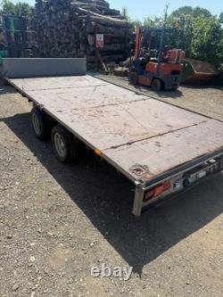 2012 Ifor Williams LM146 14ft x 6ft 6in Twin Axle Flatbed Trailer
