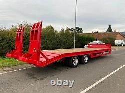 2012 Jpm 27ft Twin Axle Low Loader Plant Machinery Trailer On Air Brakes
