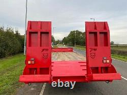 2012 Jpm 27ft Twin Axle Low Loader Plant Machinery Trailer On Air Brakes