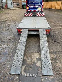 2014 iFor Williams LM106G Twin Axle Flatbed Trailer FSH Lockers Winch Ramps Lock