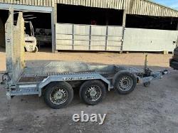 2015 Brian James choice of 2 Plant Trailers 9ft x 4ft Twin Axle 2.6ton LED