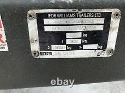 2015 Ifor Williams GX126 twin axle 3500kg Digger Dumper Plant trailer £2295+vat