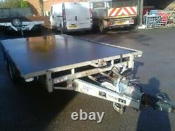 2017 Ifor Williams 12ft X 6.5 Ft Flatbed Twin Axle Trailer 3500kg Wel Maintained