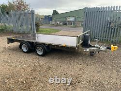 2017 Ifor Williams LM126 12ft Twin Axle Flat Bed Trailer