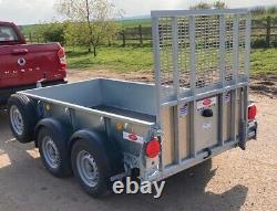 2023 1FOR WILLIAMS 8ft TWIN AXLE GENERAL PURPOSE TRAILER £3295 + VAT