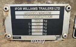 2023 1FOR WILLIAMS GH1054BT 10ft TWIN AXLE 3500kg PLANT TRAILER £3640+VAT