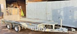 2023 Ifor Williams GX125 12ft x 5ft Twin Axle Plant Trailer LED Lights 3,500kg