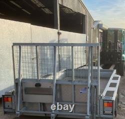 2023 Ifor Williams GX125 12ft x 5ft Twin Axle Plant Trailer LED Lights 3,500kg