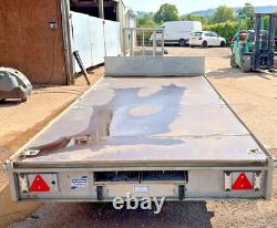 2024 Ifor Williams LM146 14ft x 6ft 6in Twin Axle Flatbed Trailer LED's 8ft Ramp