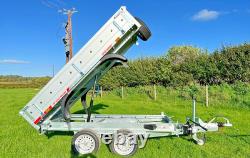 2025 Ex-Demo CRH 2515/2 Manual Tipping Trailer 8ft 4in x 5ft Twin Axle 2,000kg