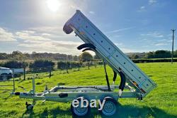 2025 Ex-Demo CRH 2515/2 Manual Tipping Trailer 8ft 4in x 5ft Twin Axle 2,000kg