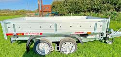 2025 Ex-Demo CRH 2515/2 Manual Tipping Trailer 8ft 4in x 5ft Twin Axle 2,000kg