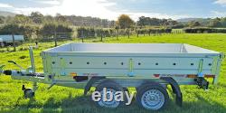 2025 Ex-Demo CRH 2515/2 Manual Tipping Trailer 8ft 4in x 5ft Twin Axle 2,000kg