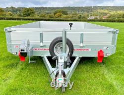 2025 Ex-Demo CRH CP4021/2 Flatbed Trailer 13ft 2in x 7ft Twin Axle 3,000kg