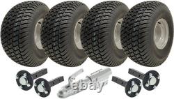 20x10.00-8 Twin Axle ATV Quad Trailer Kit 4 wheels Axles & Swivel Hitch 1800kgs