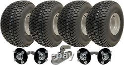 20x10.00-8 Twin Axle ATV Trailer Kit Wheels, Stub Axles Hitch Road Legal 1800kgs