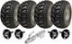 22x11.00-8 Twin Axle Atv Trailer Kit Wheels, Axles & Swivel Hitch Capacity 620kg