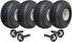 22x11.00-8 Twin Axle Knobby Atv Quad Trailer Kit Road Legal Load Capacity 620kgs