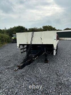 23ft Cartwright 18t twin axle flat trailer air brakes bale trailer plant trailer