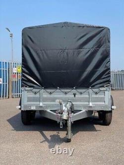 2700kg 10'x5' TWIN AXLE BRAKED TRAILER with High Frame & Cover 300x150x135cm