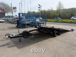 2700kg Tiltbed Car Trailer Twin Axle 15ft x 7.1ft 4.5m x 2.2m BLACK EDITION