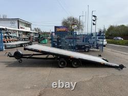 2700kg Tiltbed Car Trailer Twin Axle 15ft x 7.1ft 4.5m x 2.2m BLACK EDITION