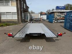 2700kg Tiltbed Car Trailer Twin Axle 15ft x 7.1ft 4.5m x 2.2m BLACK EDITION